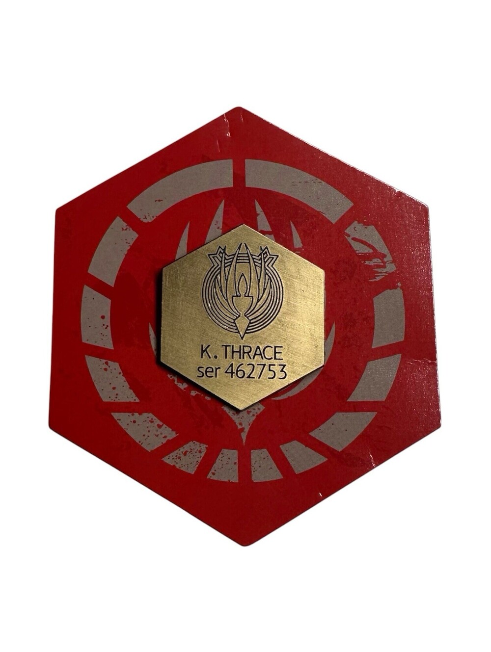 Battlestar Galactica Loot Crate Exclusive 2021 K Thrace Metal Pin NEW